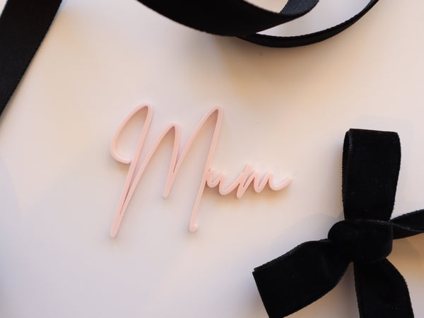 Mum Cupcake Topper