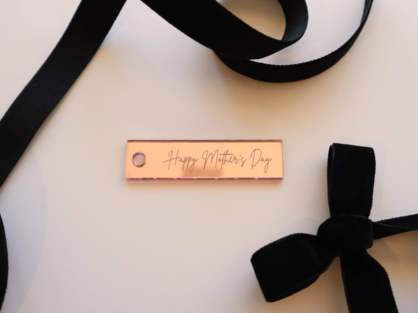 Mother's Day Engraved Gift Tag