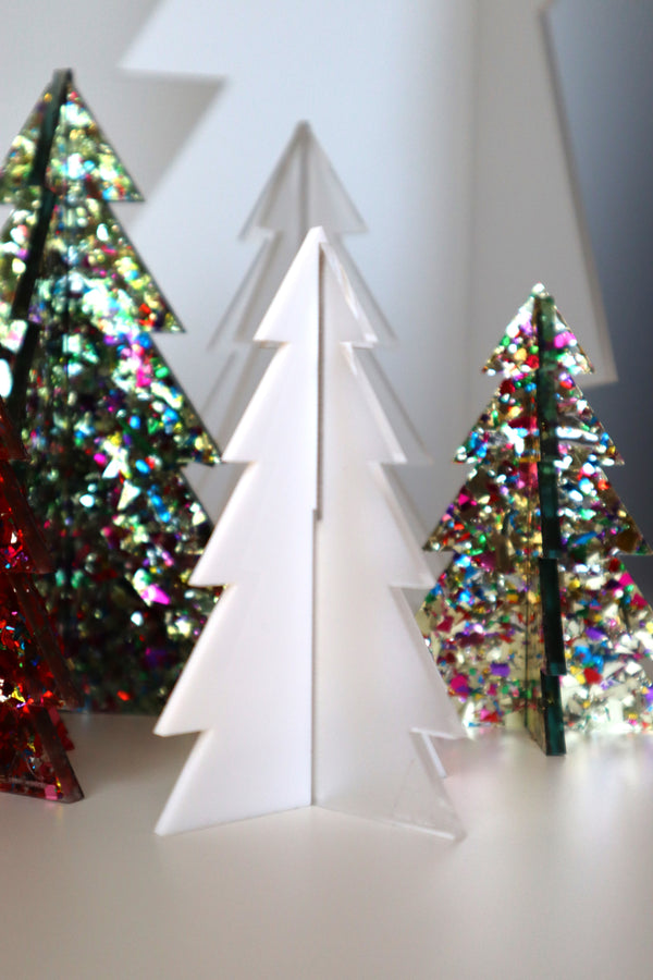 Acrylic Christmas Tree - 100mm