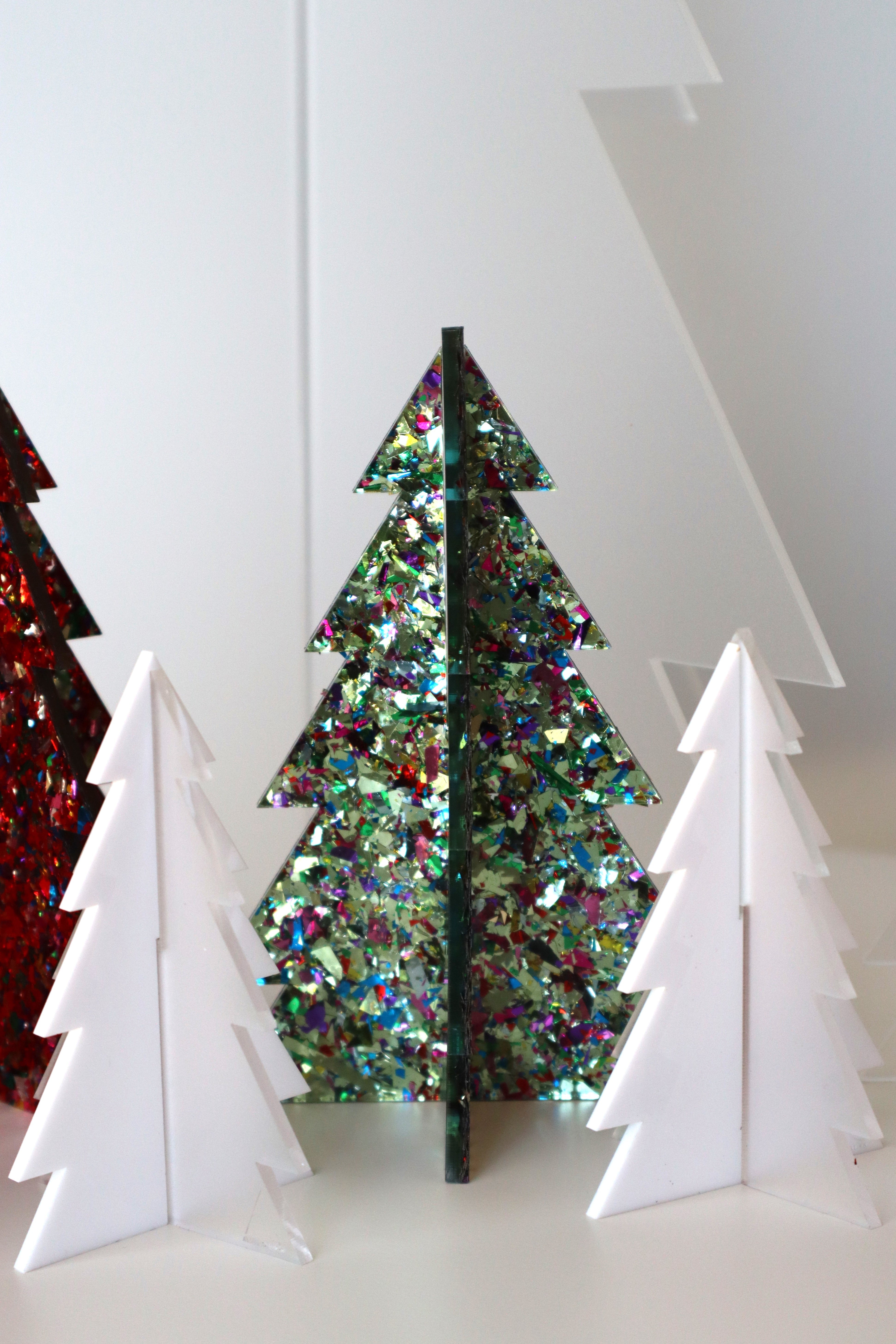 Acrylic Christmas Tree - 100mm