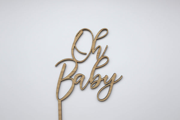 Oh Baby Cake Topper