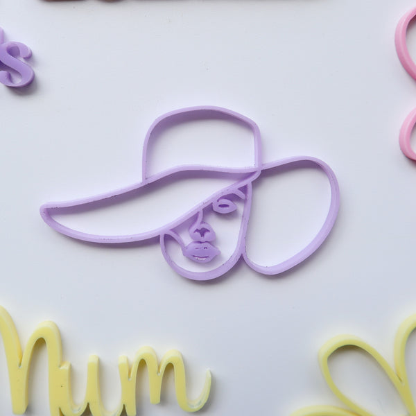 Mother's Day Cupcake Topper - Hat