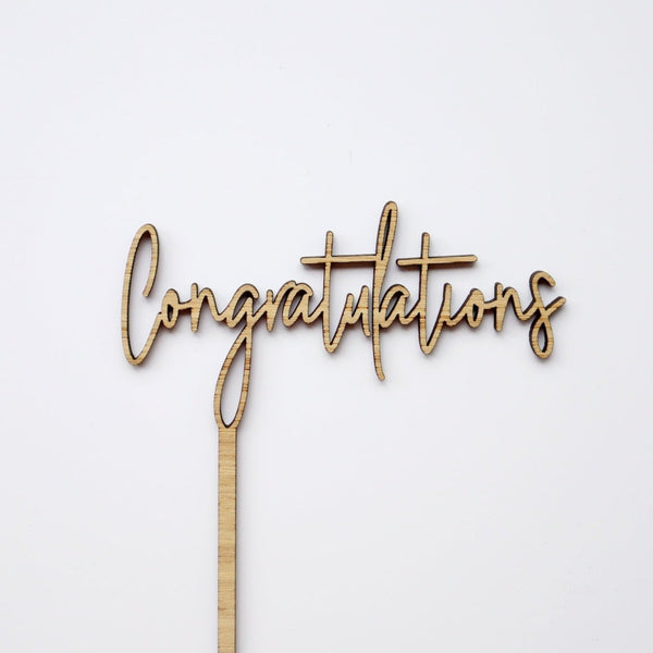 Congratulations Cake Topper