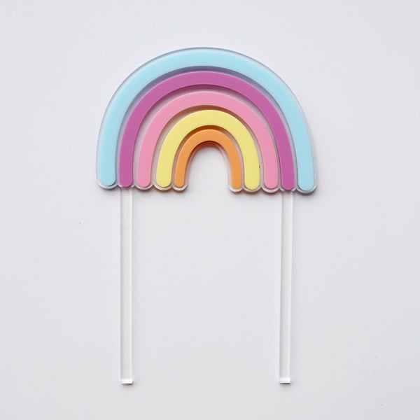 Rainbow Cake Topper